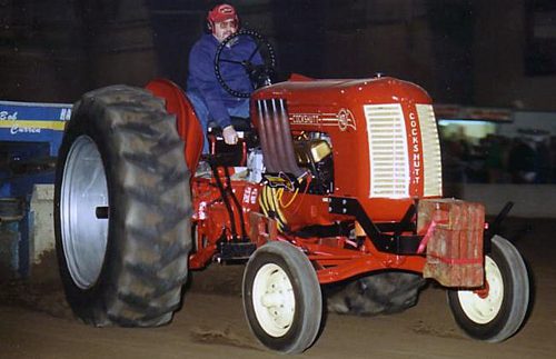 A Person Driving a Tractor